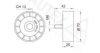 IVECO 500346226 Deflection/Guide Pulley, v-ribbed belt